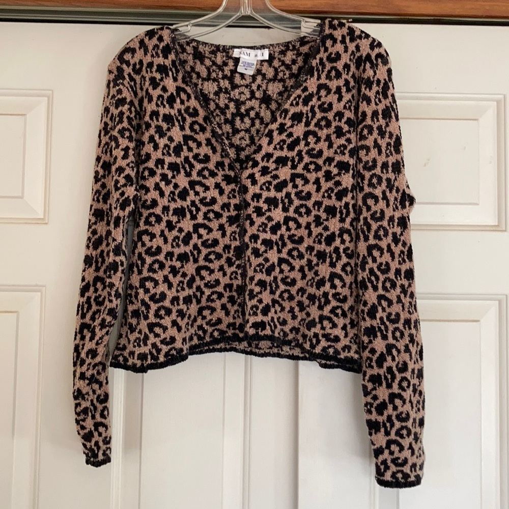 Cheetah Print Sweater